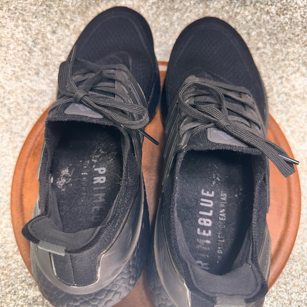 Adidas Ultraboost 21 Athletic Triple Black Running Shoes FY0306 Men's Size 10 - Picture 7 of 9